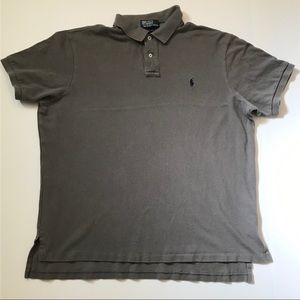 Men’s Gray Custom Fit XXL Polo Shirt